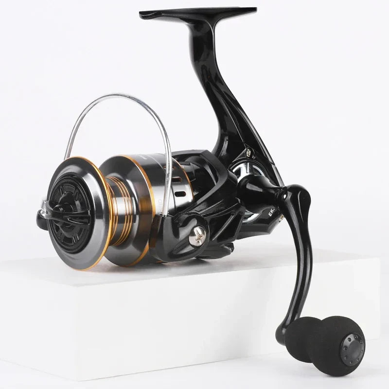 Professional Spinning Fishing Reel - Ultra Light 1000-7000 Series with 5.2:1 Gear Ratio, CNC Metal Spool & 26LB Max Drag
