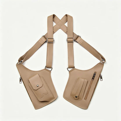 Men's Retro Underarm Bag - Multifunctional Outdoor Cycling & Hiking Shoulder Phone Bag