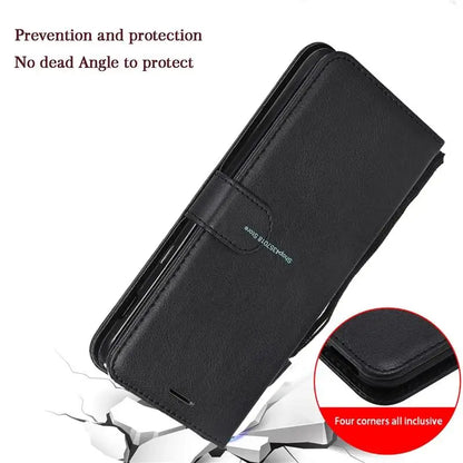Samsung Galaxy S26–S22–S21–S20 FE–A57–A52–A37–A32–A22–A13–A12 Case - Single Color Flip Protective Phone Cover