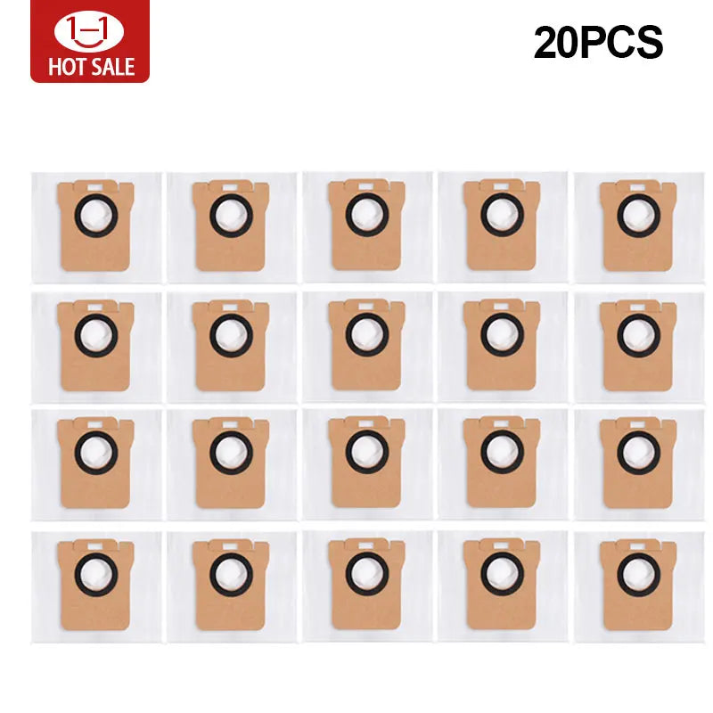 Xiaomi Robot Vacuum X20/X20 Plus Accessories – Dust Bag, Mop Cloth, Side Brush & HEPA Filter Replacement