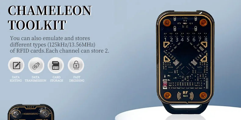 New Chameleon Ultra Contactless Smart Card Emulator – Compatible NFC Read Writer RFID Smart Chip ID Reader & Tag Copier