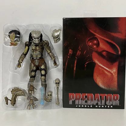 NECA Jungle Hunter Predator Action Figure — Movable Alien Collectible Model Toy for Kids and Fans