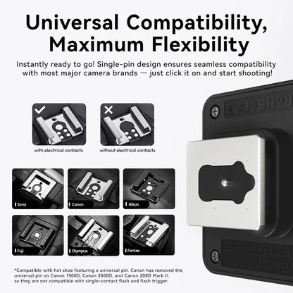 Ulanzi SL01/SL02 Spark Lite Mini Camera Flash – Portable Photo & Video Light for Sony, Canon, Nikon DSLR, Vlog & Livestream