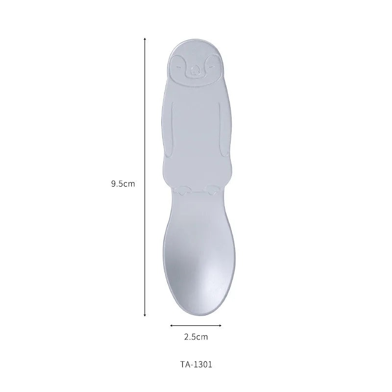Self-Melting Ice Cream Spoon - Aluminum Dessert Scoop for Pudding, Cake & Small Treats