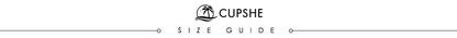 Cupshe Plus Size Wrap Tie High Waist Bikini Set – Women’s Large Size 3XL Two-Piece Swimwear Beach Bathing Suit