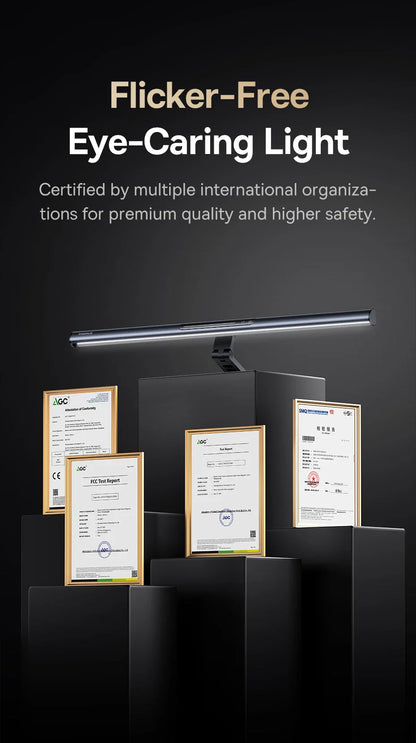 Baseus Magnetic USB Computer Screen Light – Hanging LED Desk Lamp for Monitor, Laptop, and Reading