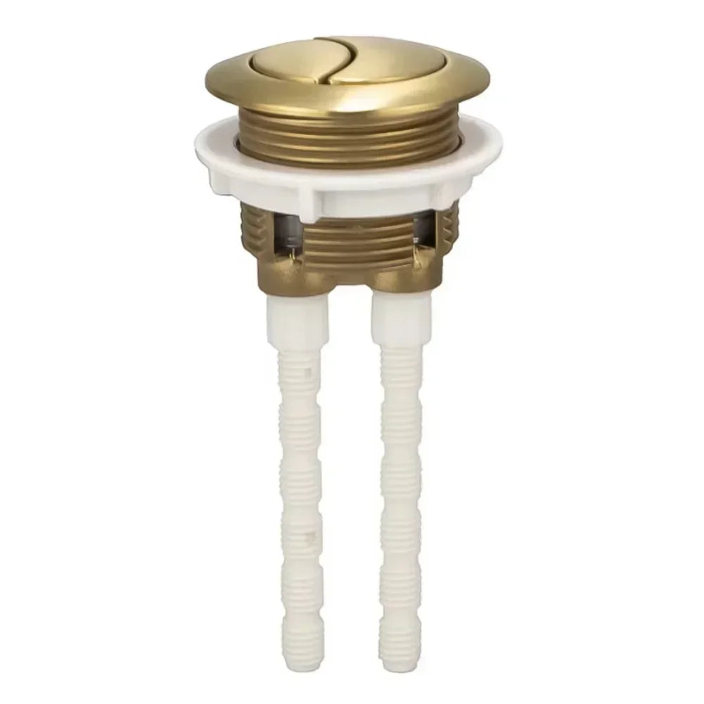38mm Brushed Brass Toilet Flush Cistern Button – High-Quality DIY & Professional Use