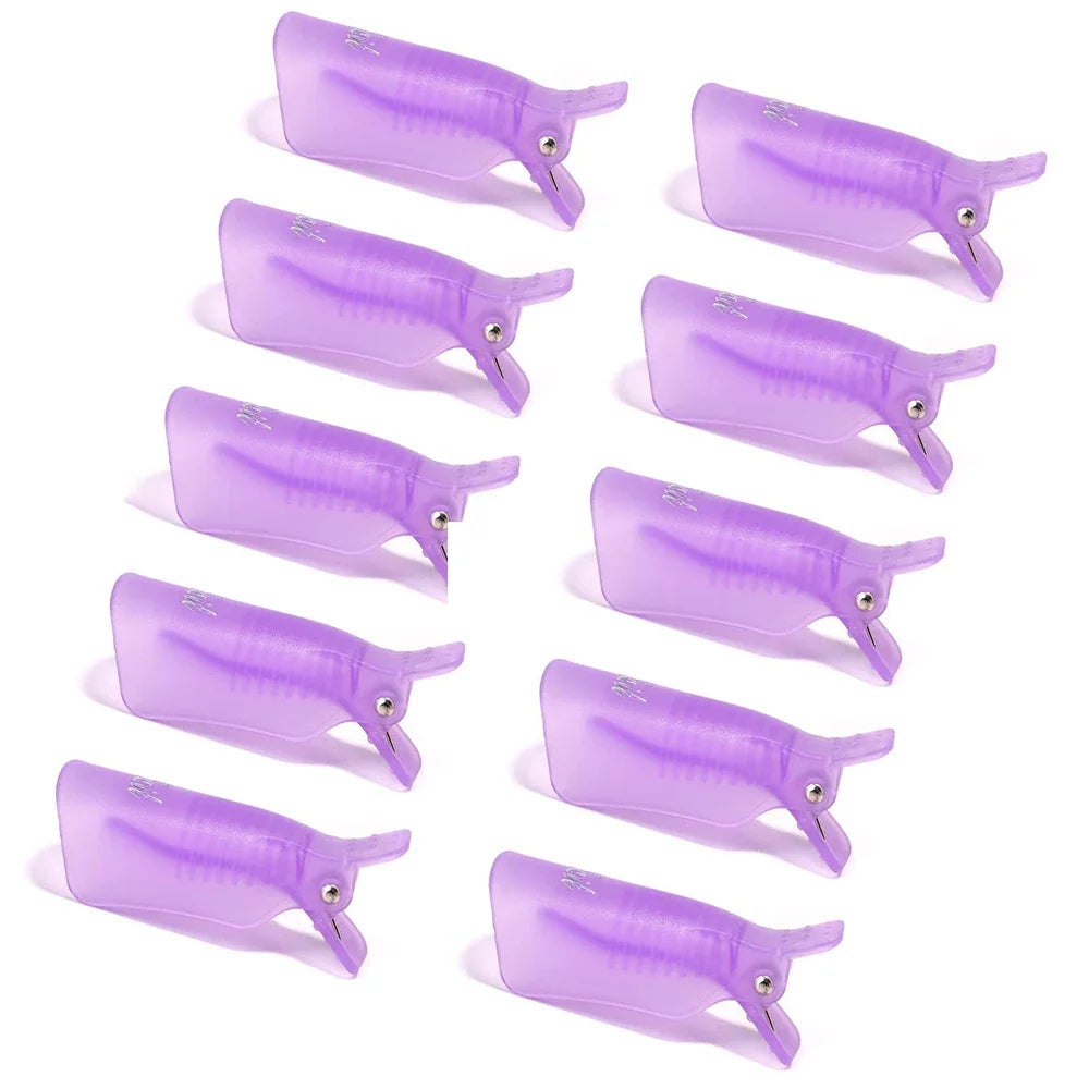LULAA Nail Soak Off Clips - UV Gel Polish Remover Caps for Fingernail Removal