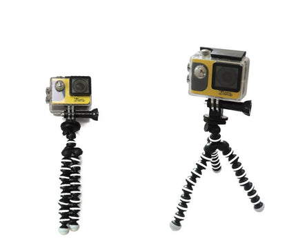 Octopus Flexible Tripod Stand for Smartphone & DSLR Camera – Foldable Desktop Tripod in 4 Sizes