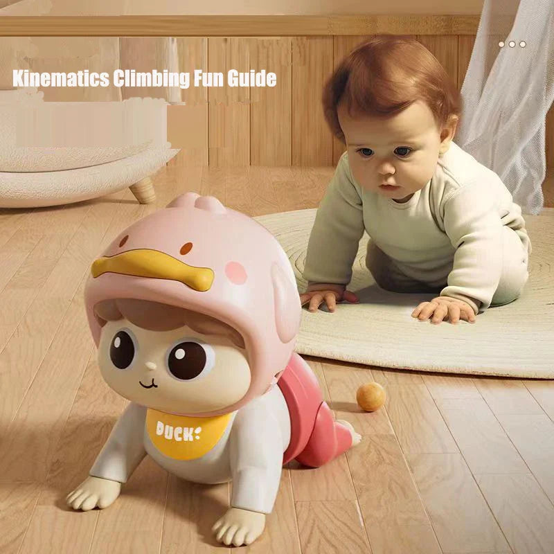 Interactive Baby Crawling Toy with Sound | Electric Doll for Toddlers | Educational Climbing Toy | Perfect Gift for 0-12 Months