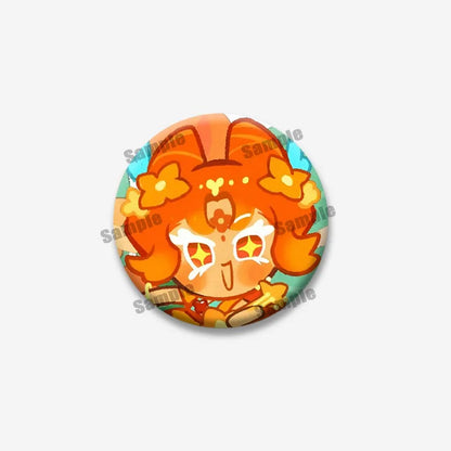 Cookie Run Kingdom Shadow & Milk Button Brooch – Cute Cartoon Enamel Pin for Bags, Clothing & DIY Accessories