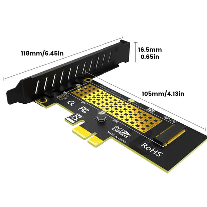 JEYI M.2 NVMe SSD to PCIe 4.0 x1 Adapter Card – 2280 PCI-E Gen4 16Gbps Expansion for Desktop PC