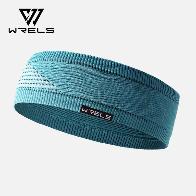 WRELS Wide Sweatband – No-Slip Moisture Wicking Headband for Men & Women, Yoga & Workout Fitness Training