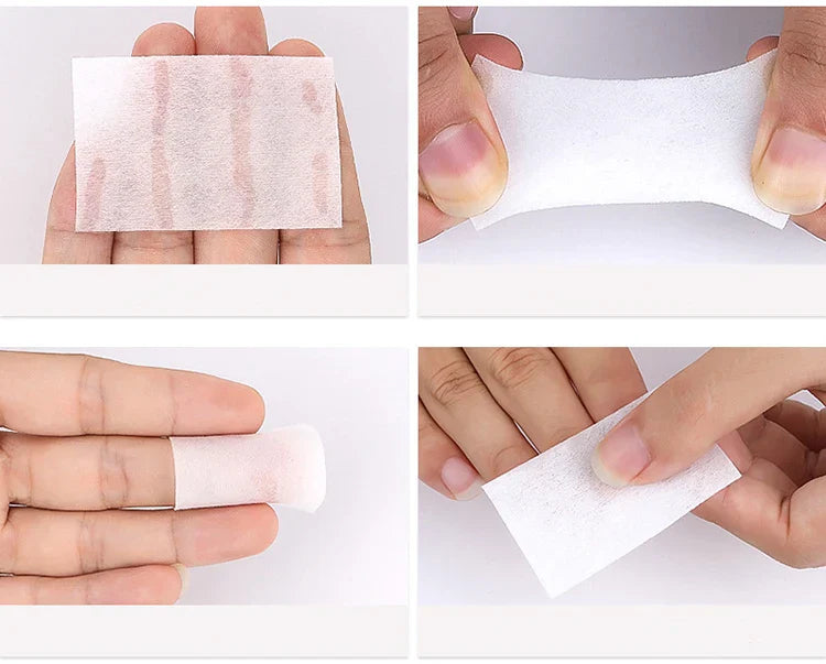 100–1000PCS Lint-Free Cotton Pads – Professional Nail Wipes for Gel Polish Removal & Nail Art Cleaning