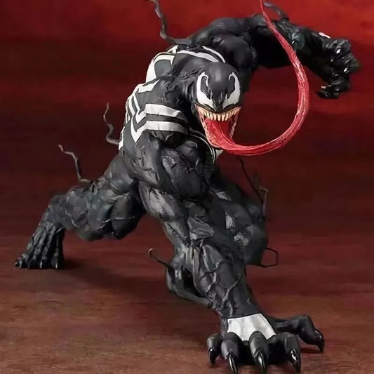 Marvel Avengers Anime Venom's Spider-Man Action Figure - Collectible Model Decoration, Birthday Toys and Christmas Gifts