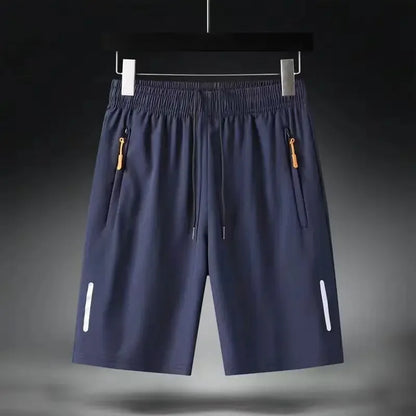 Men's Summer Sports Shorts - Quick-Dry Breathable Ice Silk Running Gym & Beach Shorts