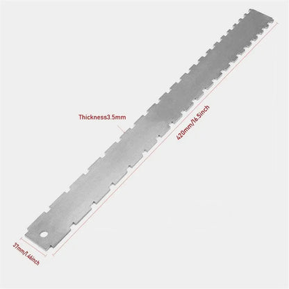 Miwayer Guitar Neck Notched Straight Edge — Luthier Tool with String Action Ruler Gauge for Gibson & Fender Electric Guitars