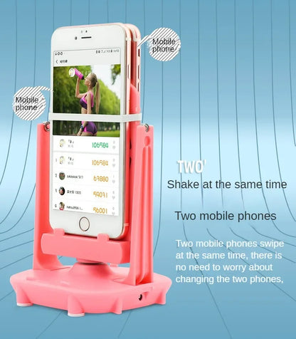 Mobile Phone Walking Swing Shaker Holder – Automatic Step Counter & Pedometer Accessory, Silent for All Phones