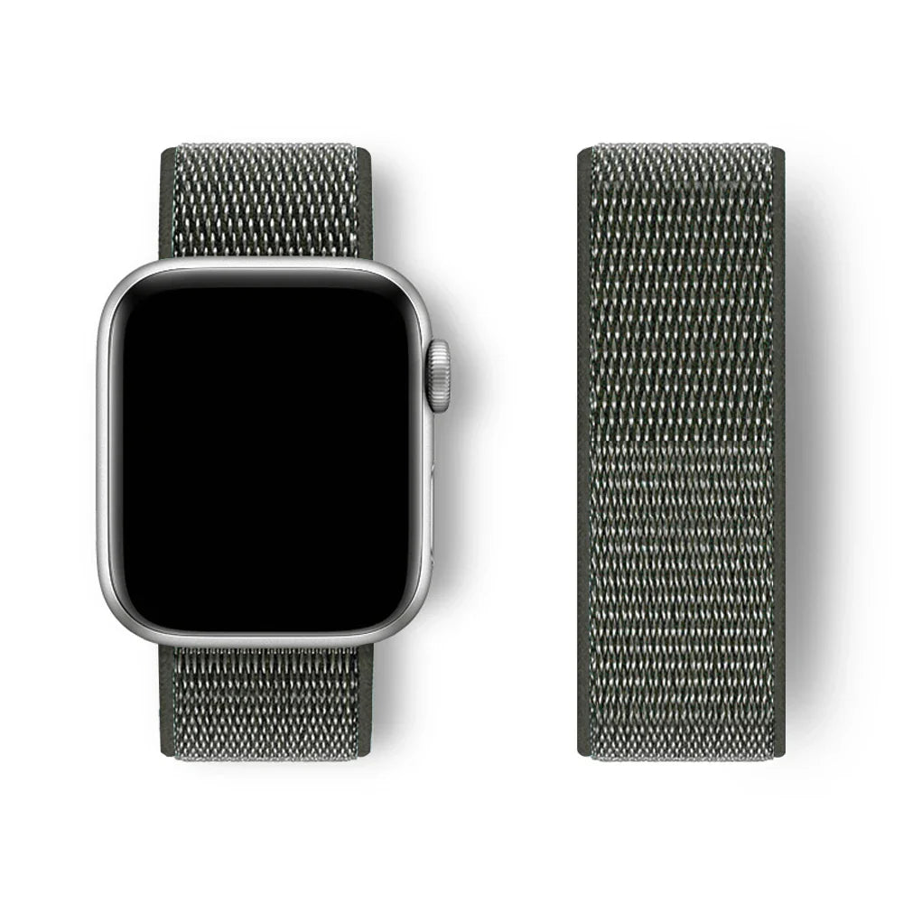 Sport Loop Strap for Apple Watch Band 40mm–49mm – Compatible with Series 3–10, SE & Ultra Adjustable Bracelet