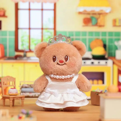 Butter Bear Wardrobe Series Blind Box – Cute Action Figure Doll Keyring Mystery Toy for Kids & Birthday Gifts