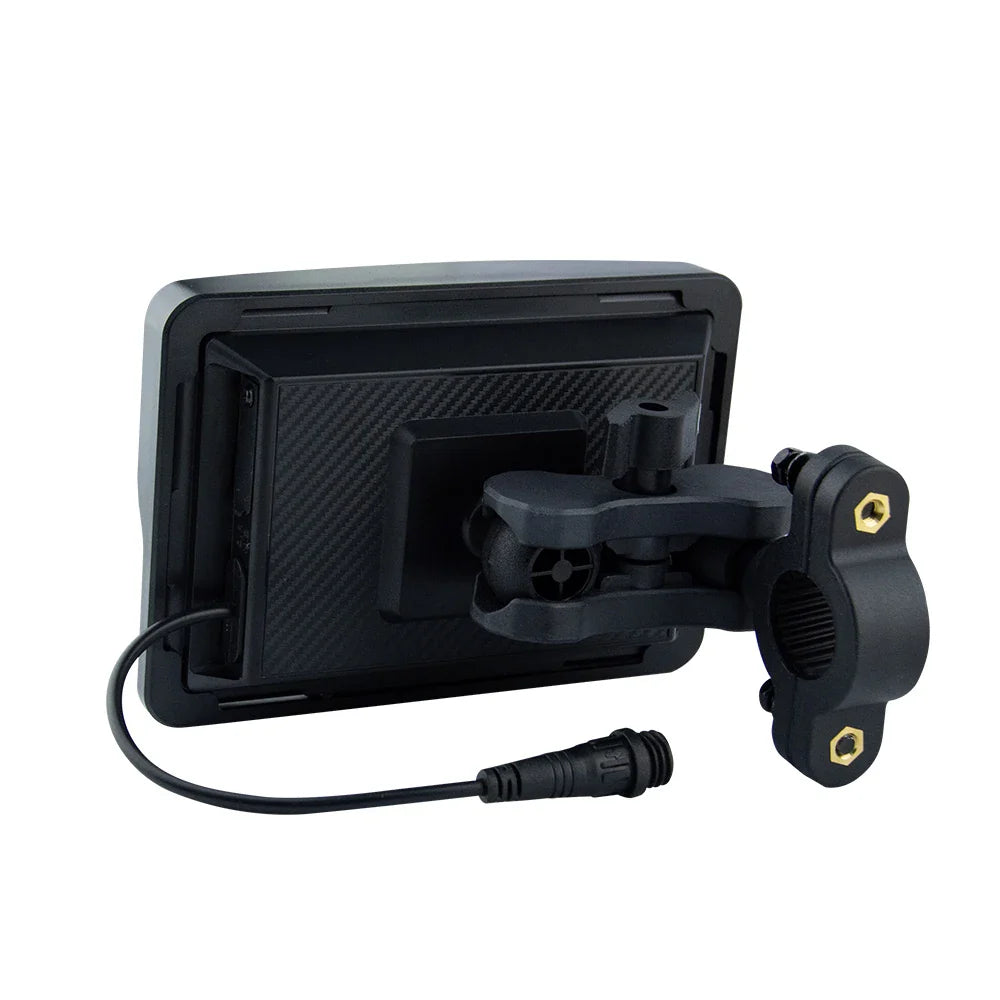 EKIY 5" Portable Motorcycle GPS Navigation Display – Digital Dashboard with Wireless CarPlay & Android Auto