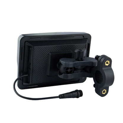 EKIY 5" Portable Motorcycle GPS Navigation Display – Digital Dashboard with Wireless CarPlay & Android Auto