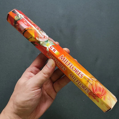 20 Sticks Indian Incense – White Sage, Lavender, Yoga & Sea Breeze Scents for Meditation, Air Purification & Aromatherapy
