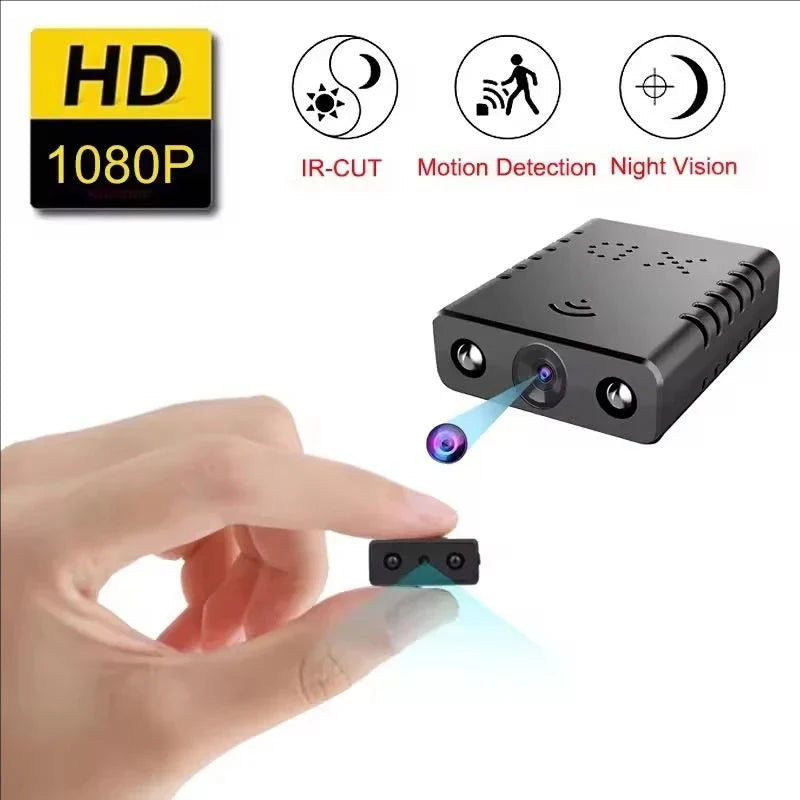 XD Mini 4K Full HD WiFi Security Camera – Night Vision Waterproof Home Surveillance Video Recorder with Remote Monitoring