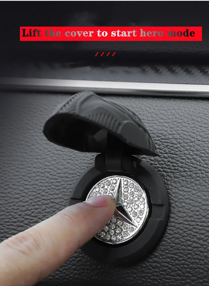 One-Click Start Protection Cover – Automobile Interior Decoration Paste for Ignition Ring, Car Decor and Accessories