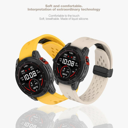 Quick Fit Silicone Strap for Garmin Fenix & Forerunner — 26mm, 22mm, 20mm Bands for Fenix 7X/7 Pro/6X/6/5X/5 Plus, Tactix 7, Forerunner 965/955, Enduro