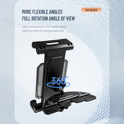 Universal Car CD Slot Tablet Stand Holder: Mount for 4-13 Inch Tablets, iPad Pro, Mini, Xiaomi, Samsung Tab, PC, iPhone - Mobile Phone Bracket