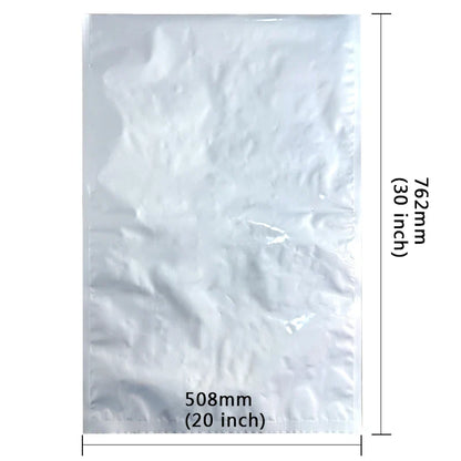 10-Pack 5-Gallon Mylar Bags — Resealable Aluminum Foil Food Storage, Light-Proof & Food-Grade (20"x30")