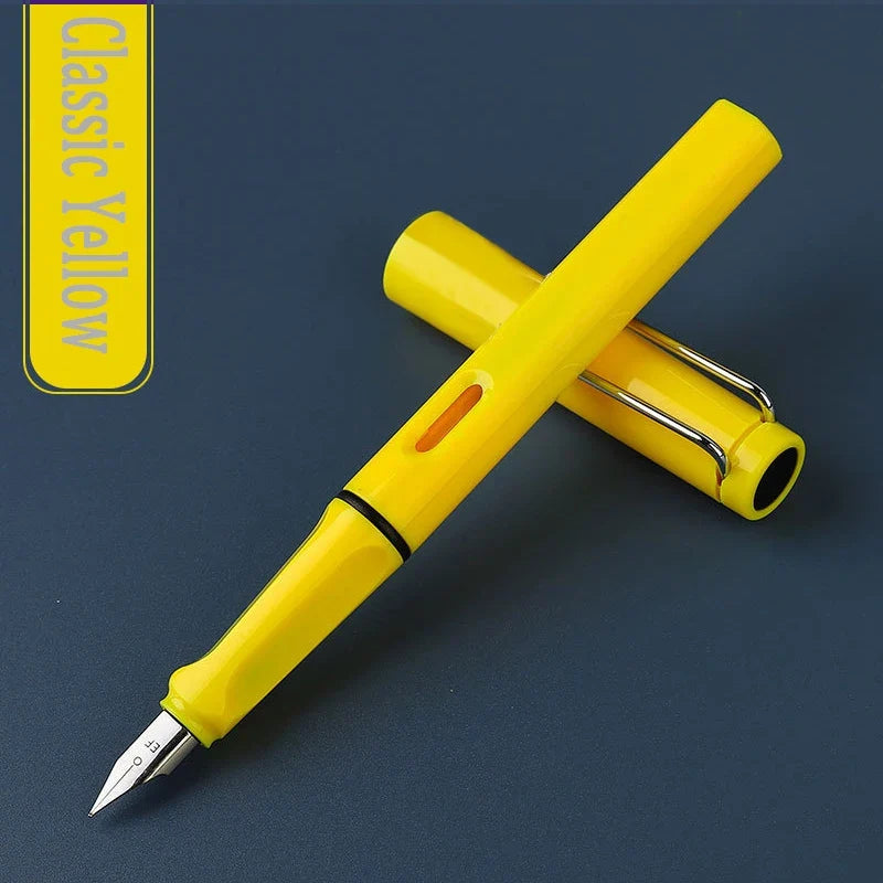 Luxury Calligraphy Fountain Pen - Premium Ink Cartridge Writing Tool for Office, School & Creative Lettering