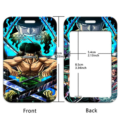 Zoro Anime Lanyard – Pirate Card Holder Neck Strap for Keys, ID, Phone, Badge, Cosplay Accessories & Gifts