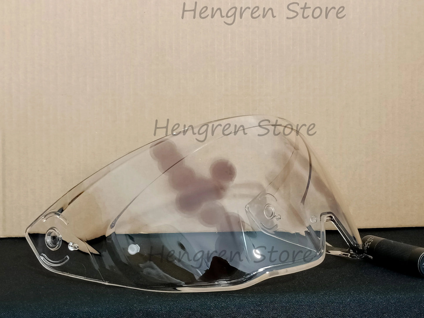 Helmet Visor Lens for RUROC ATLAS 3.0/4.0 – Plating Silver & Red Motorcycle Helmet Shield Replacement Goggles