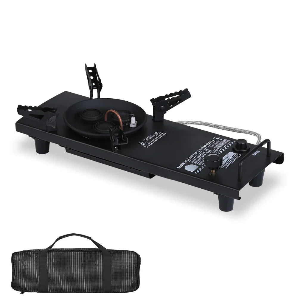 Pandatour IGT Folding Camping Gas Stove - One-Click Ignition High-Power Portable Table Burner