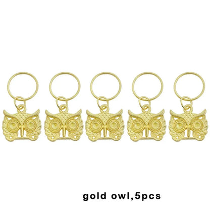 Mixed Color Hair Braid & Dreadlock Charms - Beads, Cuffs, Rings & Clips Set (5–50 Pieces)