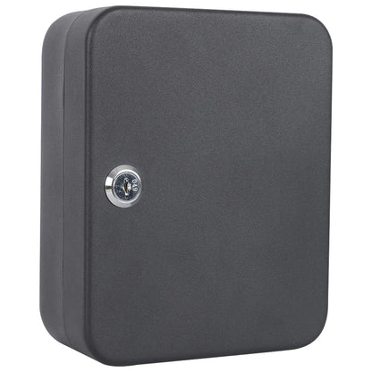Combination Key Cabinet – Wall-Mounted 20 Key Organizer with Key/Code Lock for Secure Key Storage