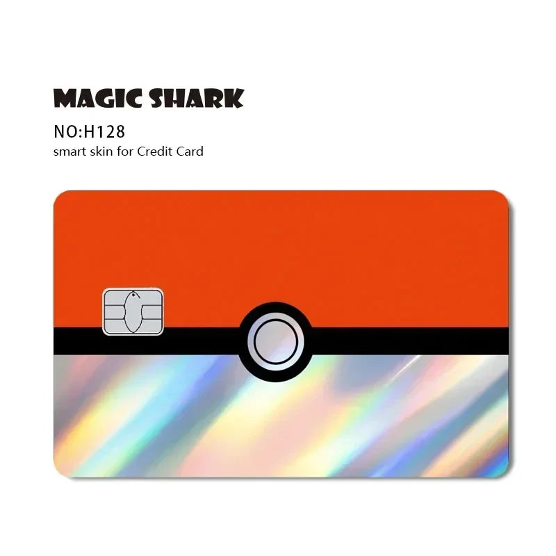 Magic Shark Holographic Laser Skin - Evil FBI Money Credit Bank Card Sticker Cover No Fade Protective Film
