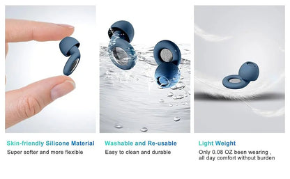 Silicone Ear Plugs – Waterproof Noise-Reducing Earplugs for Sleeping, Swimming, and Ear Protection Set