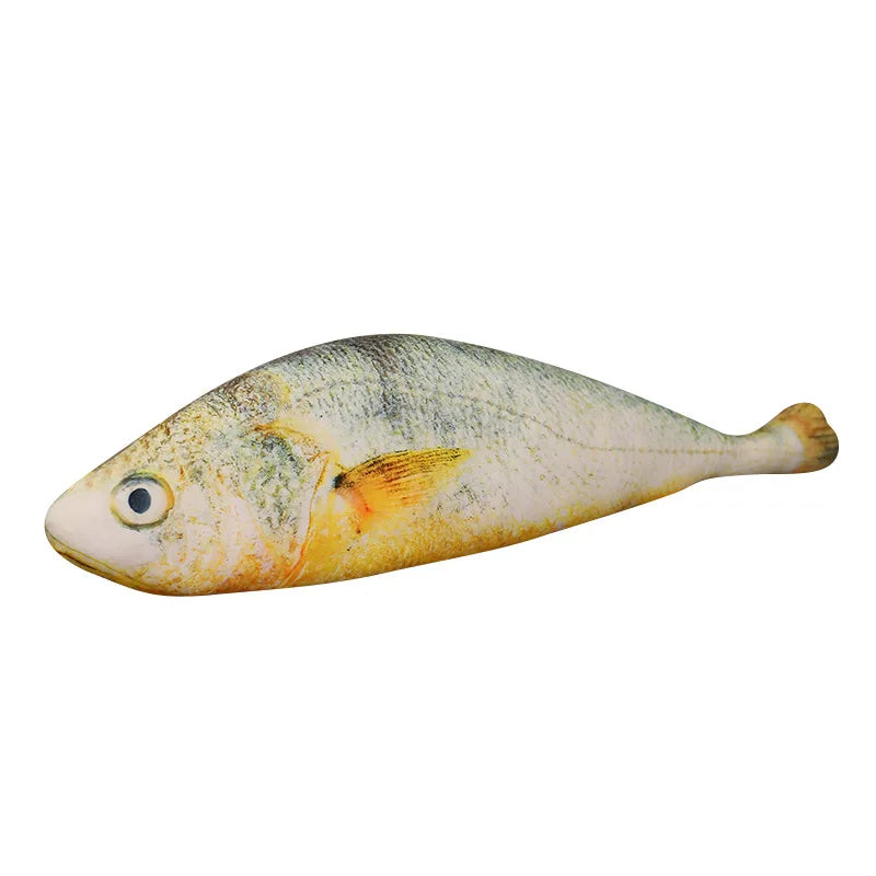 Big Yellow Croaker Plush Toy – Long Cushion Pillow for Boys’ Bedroom Decor & Gift