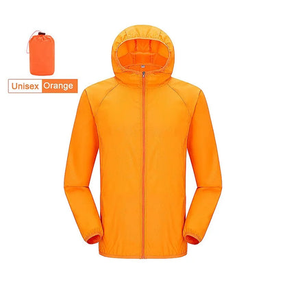 LNGXO Unisex Waterproof Hiking Jacket – Quick Dry Camping Windbreaker, Trekking, Fishing, Anti-UV Rain Coat for Men & Women