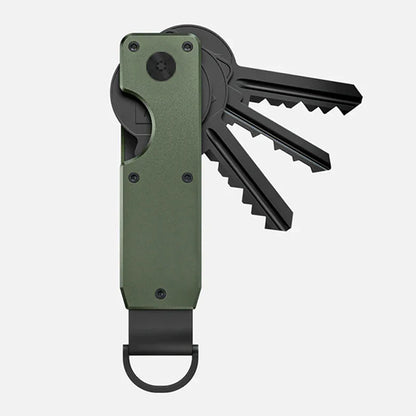 Compact Metal Key Organizer – Minimalist Key Case Holder for 2-6 Keys, Secure Keychain