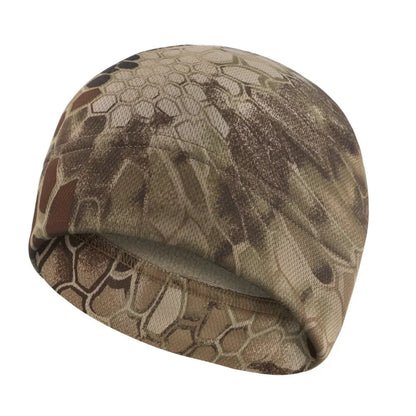 Men & Women Winter Fleece Watch Cap — Windproof Tactical Beanie for Hiking, Hunting & Outdoor Use