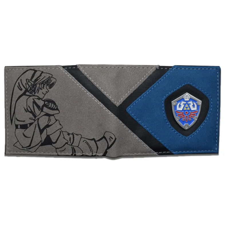 Marvel Black Panther Metal Design Wallet – PU Leather Purse with Coin Pocket for Youth