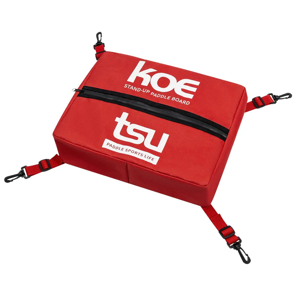 KOETSU Adjustable Paddle Board Storage Bag — Sealed Zipper Deck Cooler & Food Storage for SUP