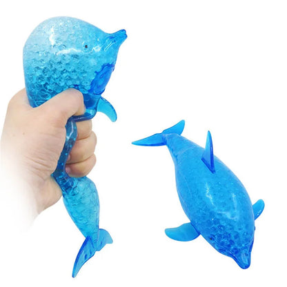 Squishy Shark & Dolphin Stress Balls – Sea Animal Squeeze Toy for Kids & Adults