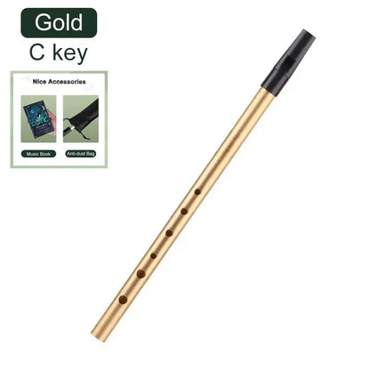 Miwayer Authentic Irish Tin Whistle Flute – C/D Key Penny Whistle with 6 Holes for Traditional Irish Music