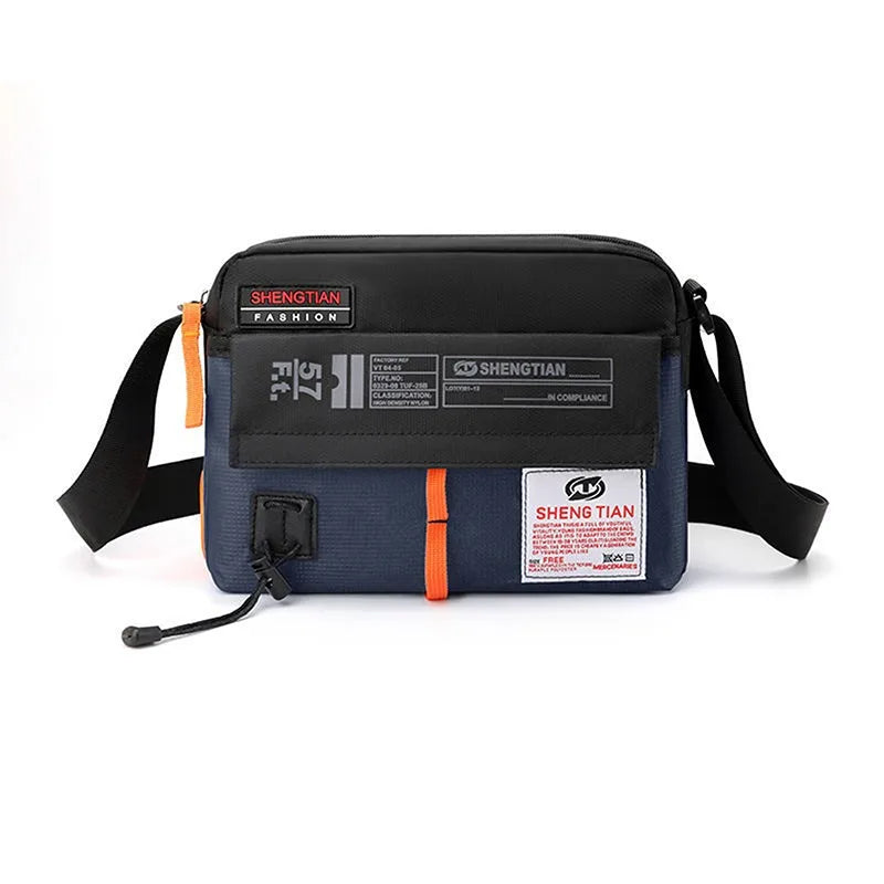 Men’s Waterproof Oxford Crossbody Messenger Bag – Fashion Business Shoulder Bag for Travel & Daily Use