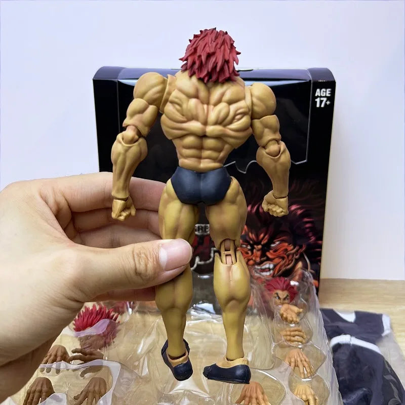 ST Baki Hanma Son of Ogre Action Figure – Hanma Yuujiro PVC Fighting Anime Model Toy Collection Gift
